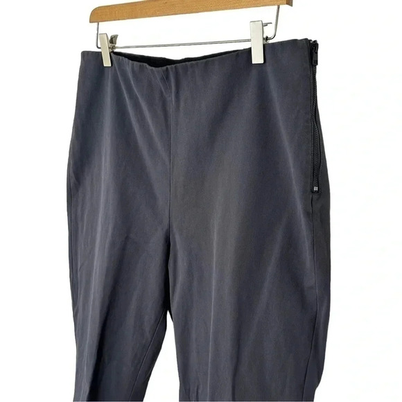 Everlane 16 blue gray fitted ankle pants with side zipper - Picture 4 of 8